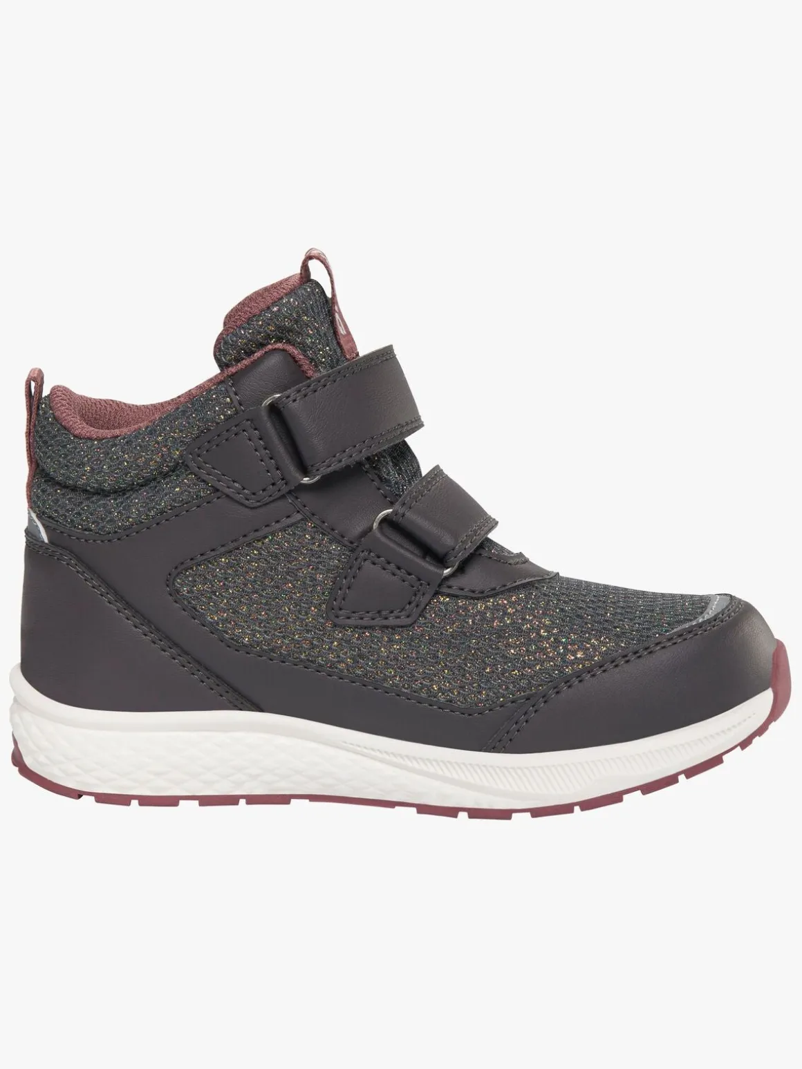 Viking Bouncy Glitter Mid 2V GTX Sneakers, Charcoal