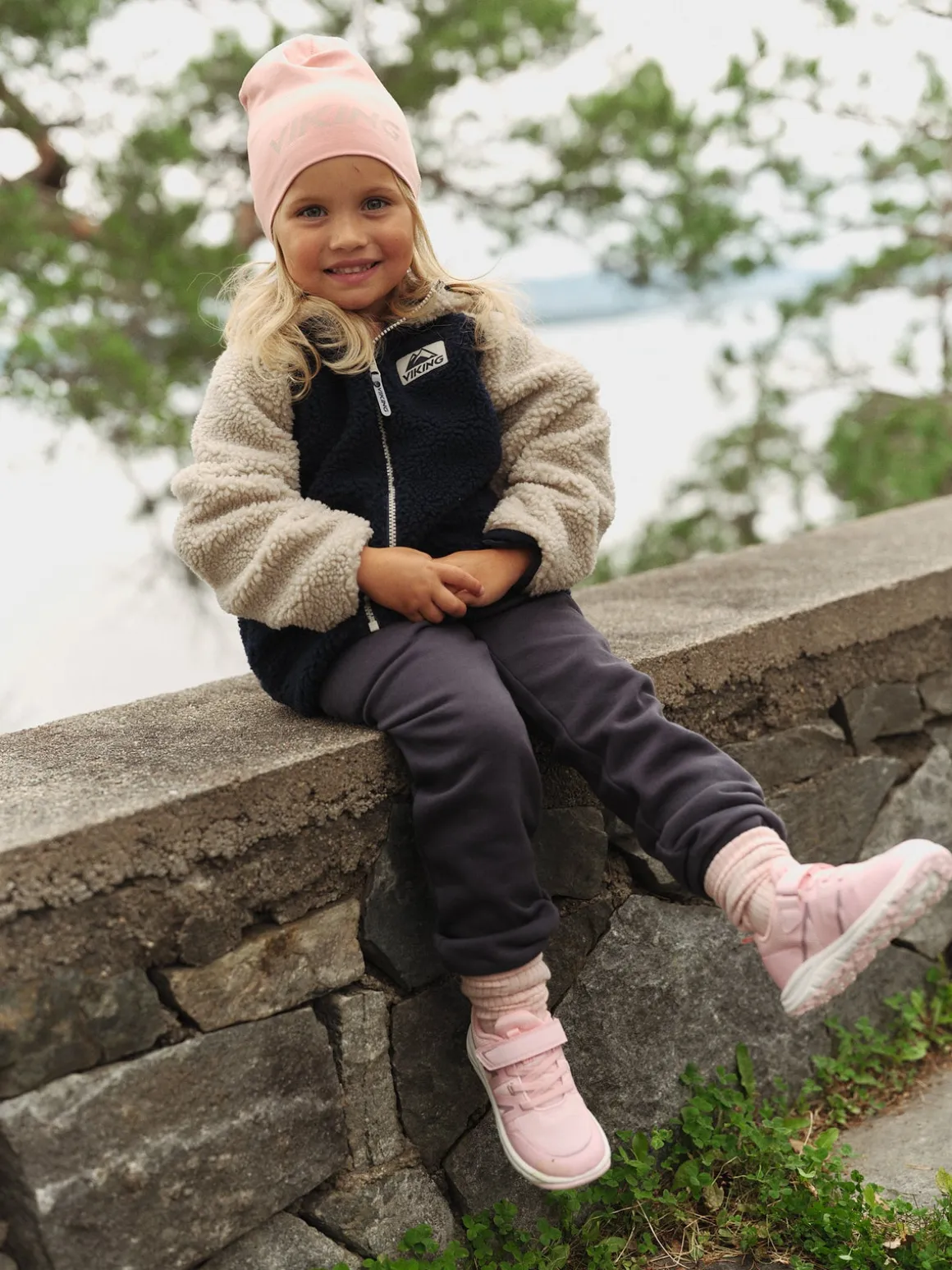 Viking Dal 1V Sneakers, Light Pink