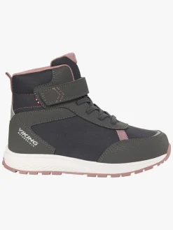 Viking Equip WP 1V Vinterstøvler, Charcoal/Dusty Pink