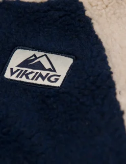 Viking Play  Vendbar Fleecetrøje, Navy