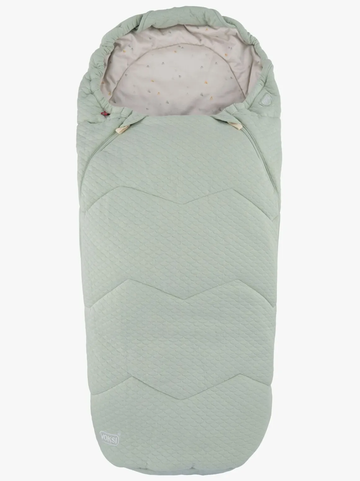 Voksi Breeze Light Kørepose, Dusty Green Footprints