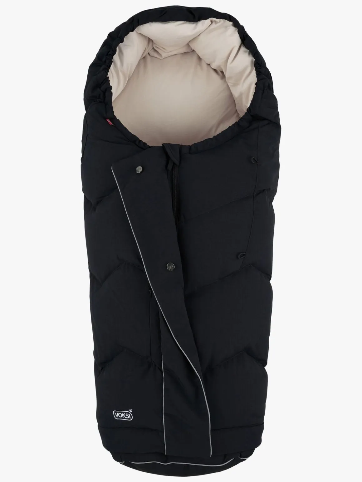 Voksi City Kørepose, Black Cream