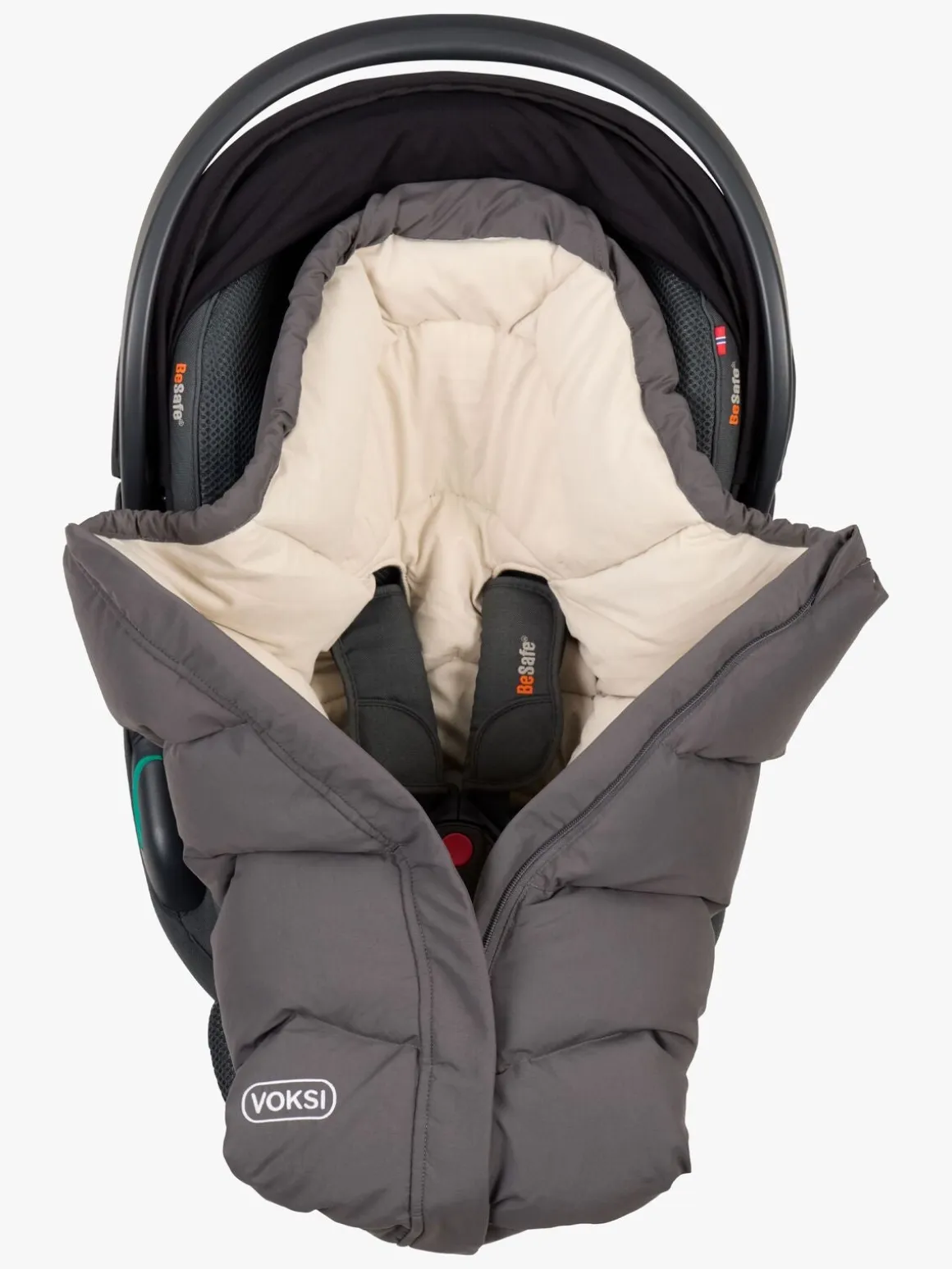 Voksi Move Kørepose, Grey Solid