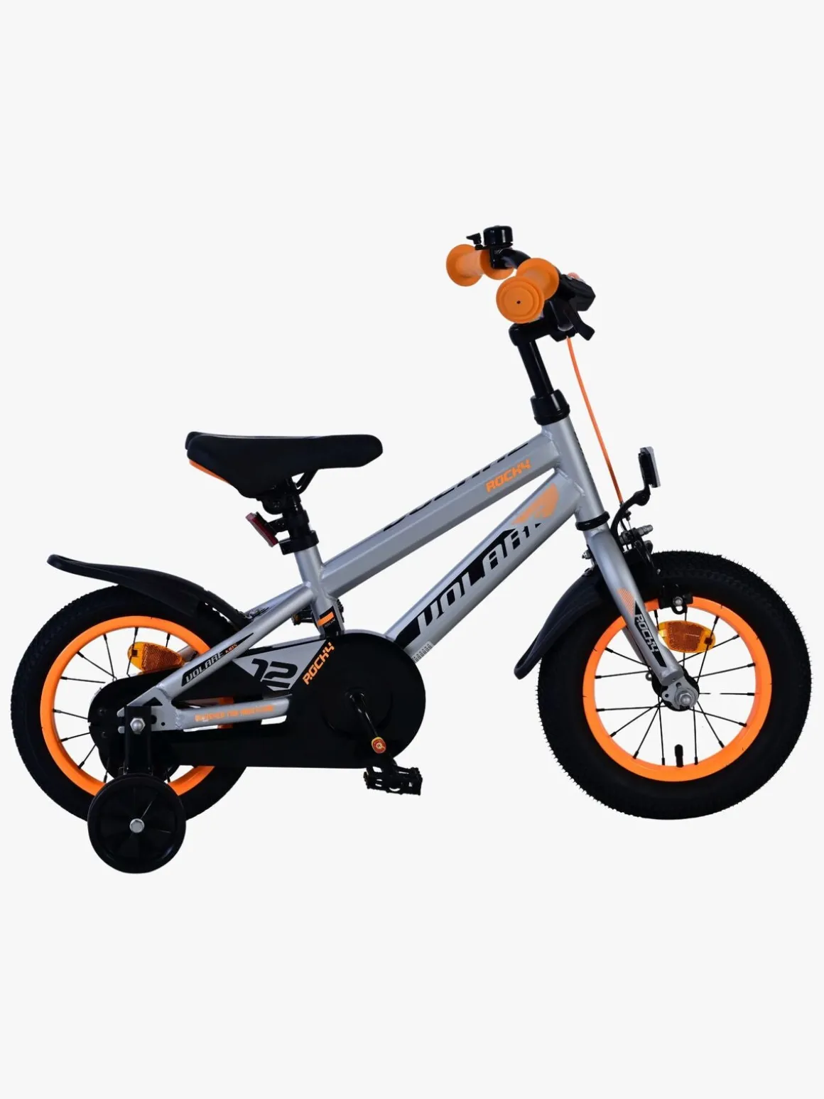 Volare Rocky Cykel 12 Tommer, Grå
