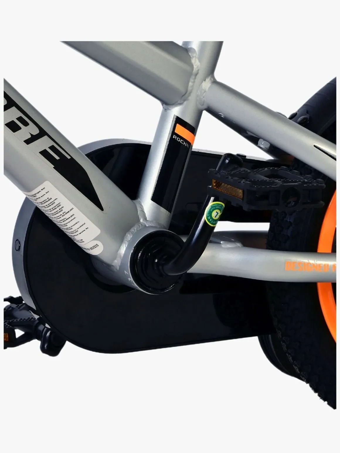 Volare Rocky Cykel 12 Tommer, Grå