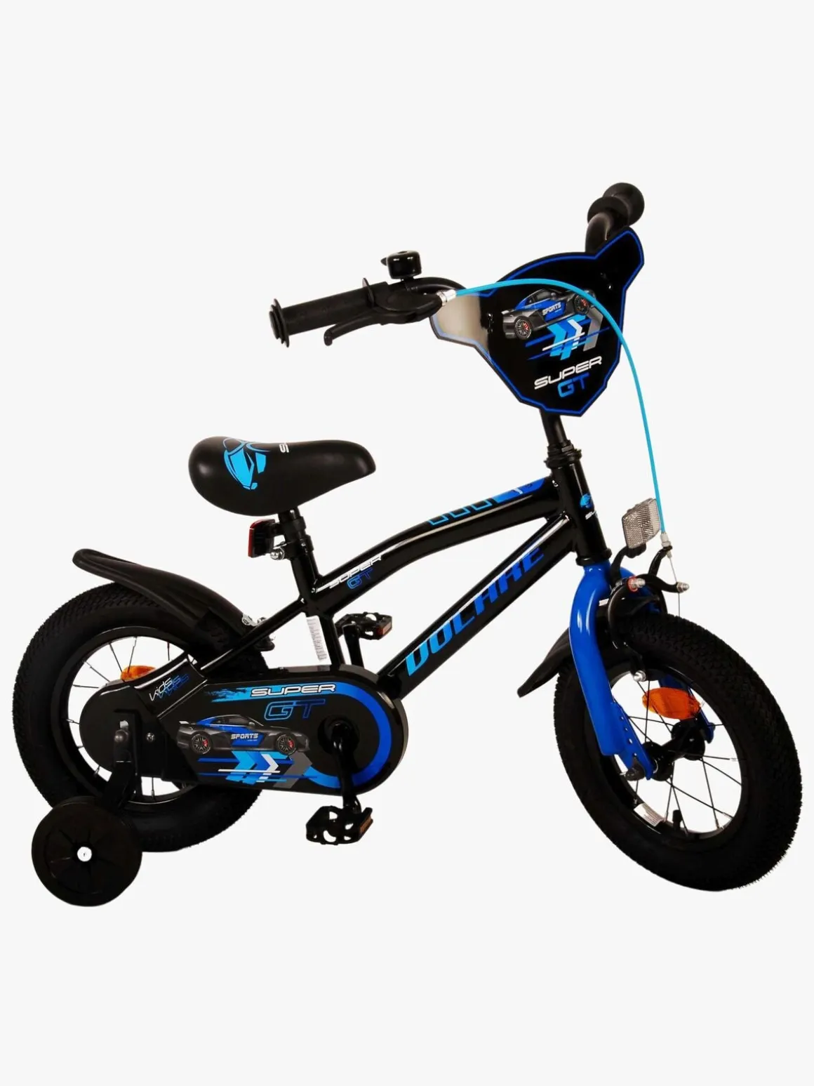 Volare Super Cykel 12 Tommer, Blå/Sort