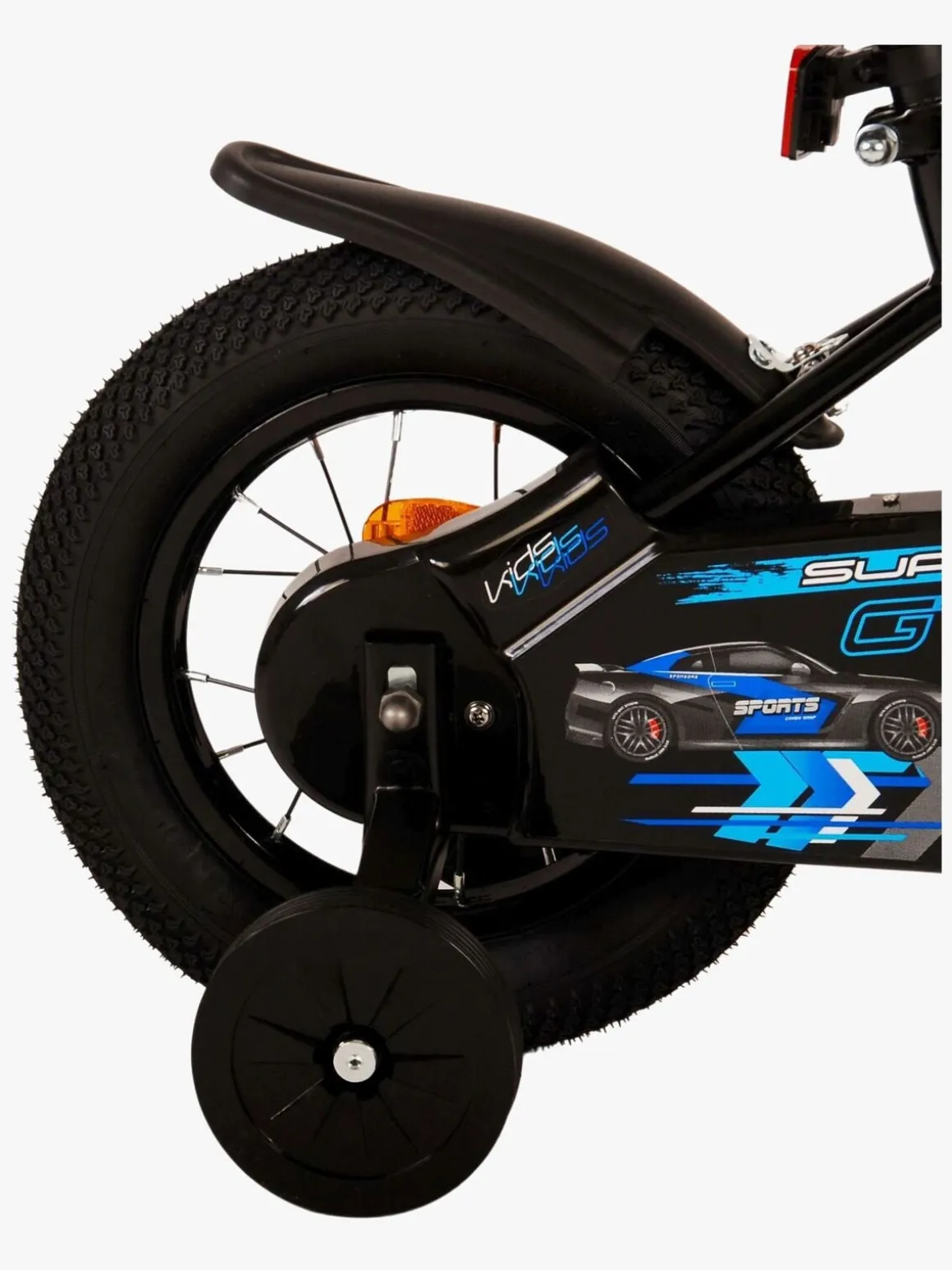 Volare Super Cykel 12 Tommer, Blå/Sort