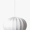 Watt&Veke  Oval Bold Lampeskærm 65, Hvid