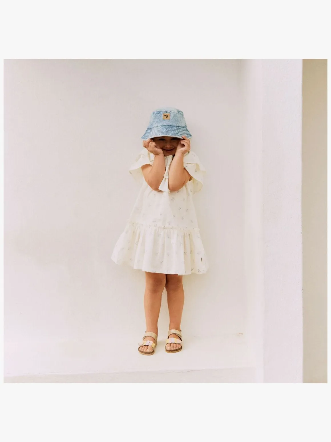 Wheat Clara Sandaler, Grey