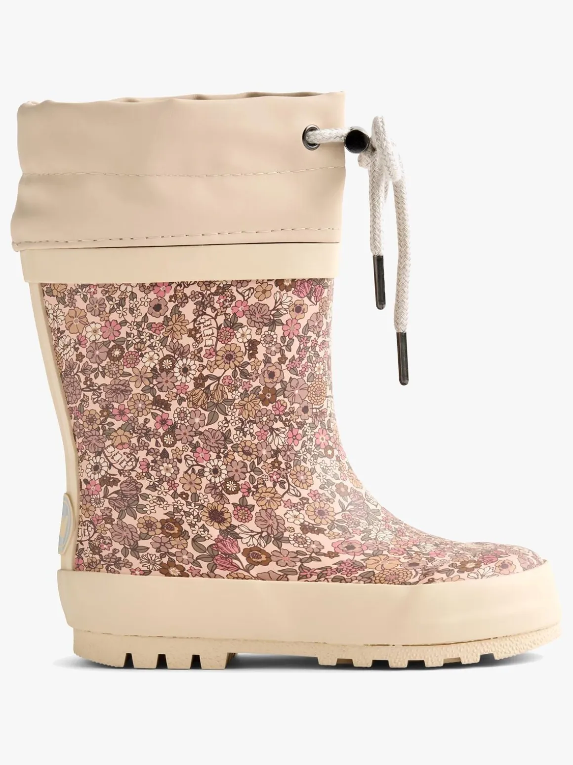 Wheat Forede Gummistøvler, Rose Dust Flowers