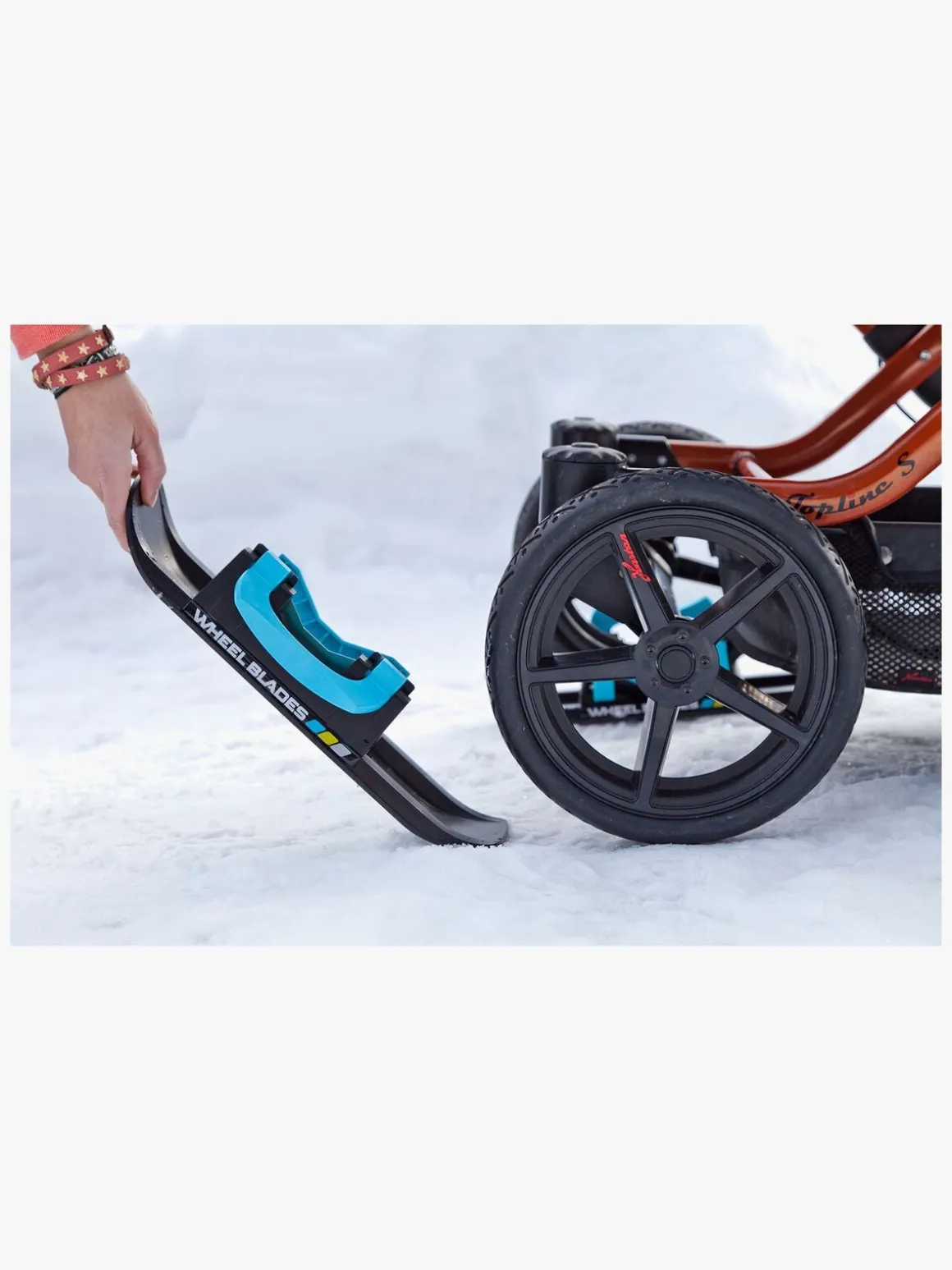 Wheelblades XL Miniski til Barnevogn, Enkel