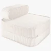 Wigiwama Flip Foldbar Stol 150x60 cm, Marshmallow