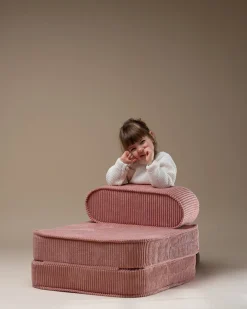 Wigiwama Flip Foldbar Stol 150x60 cm, Pink Mousse