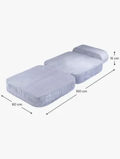 Wigiwama Flip Foldbar Stol 150x60 cm, Blueberry Blue