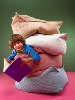 Wigiwama Kvadrat Puf, Pink Mousse