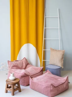Wigiwama Kvadrat Puf, Pink Mousse
