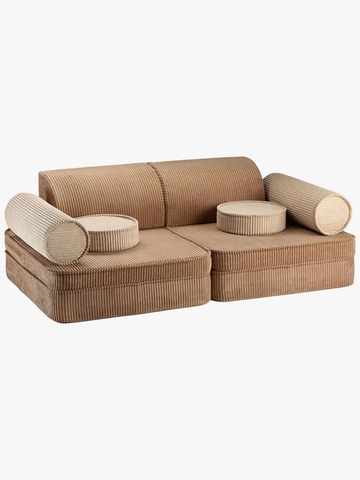 Wigiwama Play Bygbar Sofa 272x156 cm, Toffee