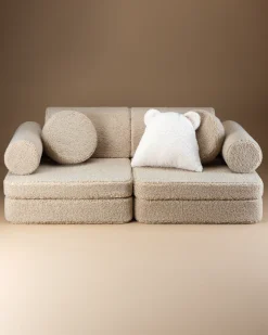 Wigiwama Play Bygbar Sofa 272x156 cm, Biscuit