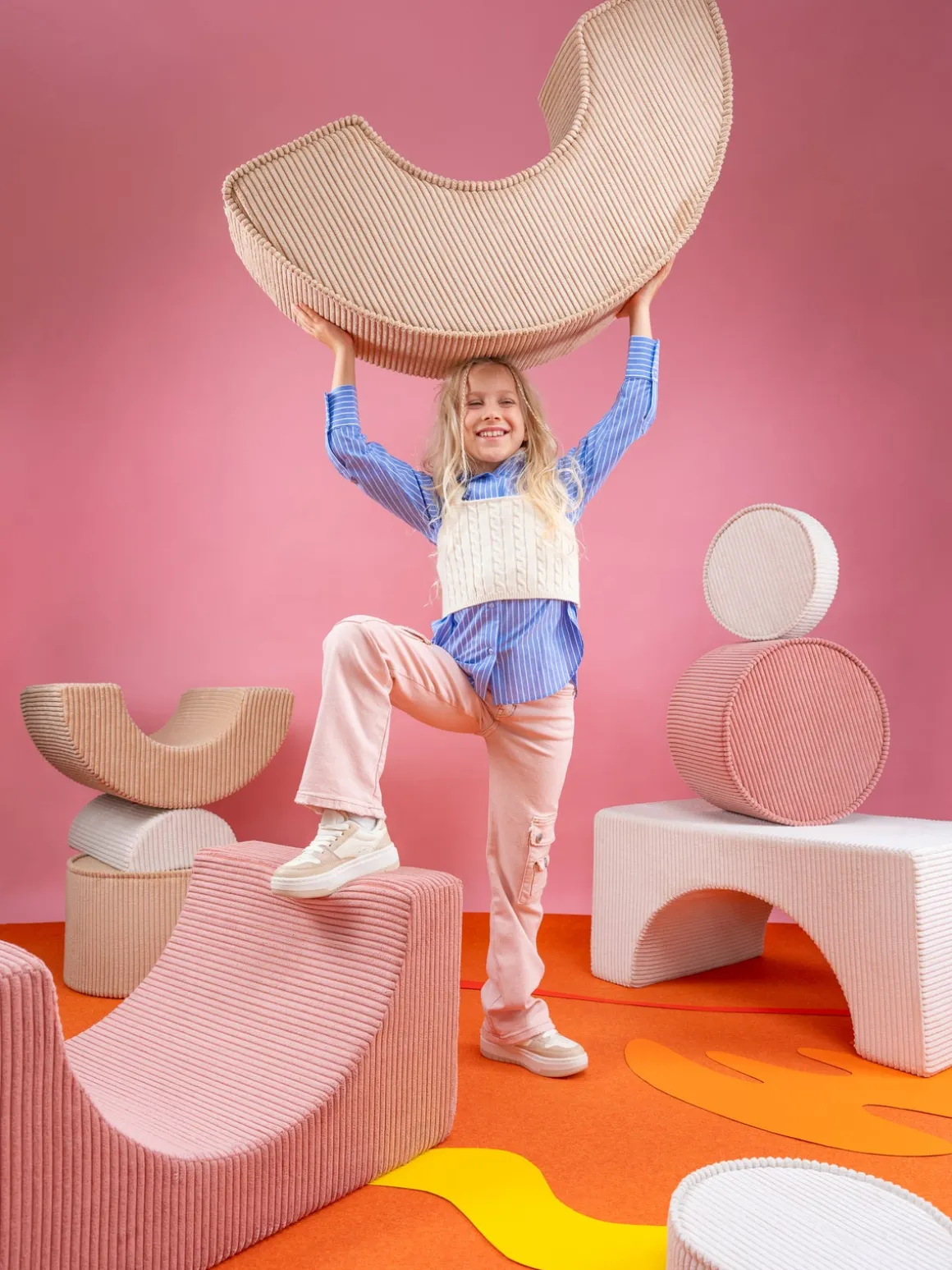 Wigiwama Rainbow Legesæt, Pink Mousse