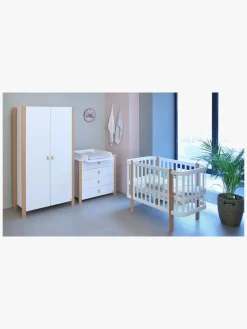 Yappy Kids Étude Garderobe, Hvid/Bøg