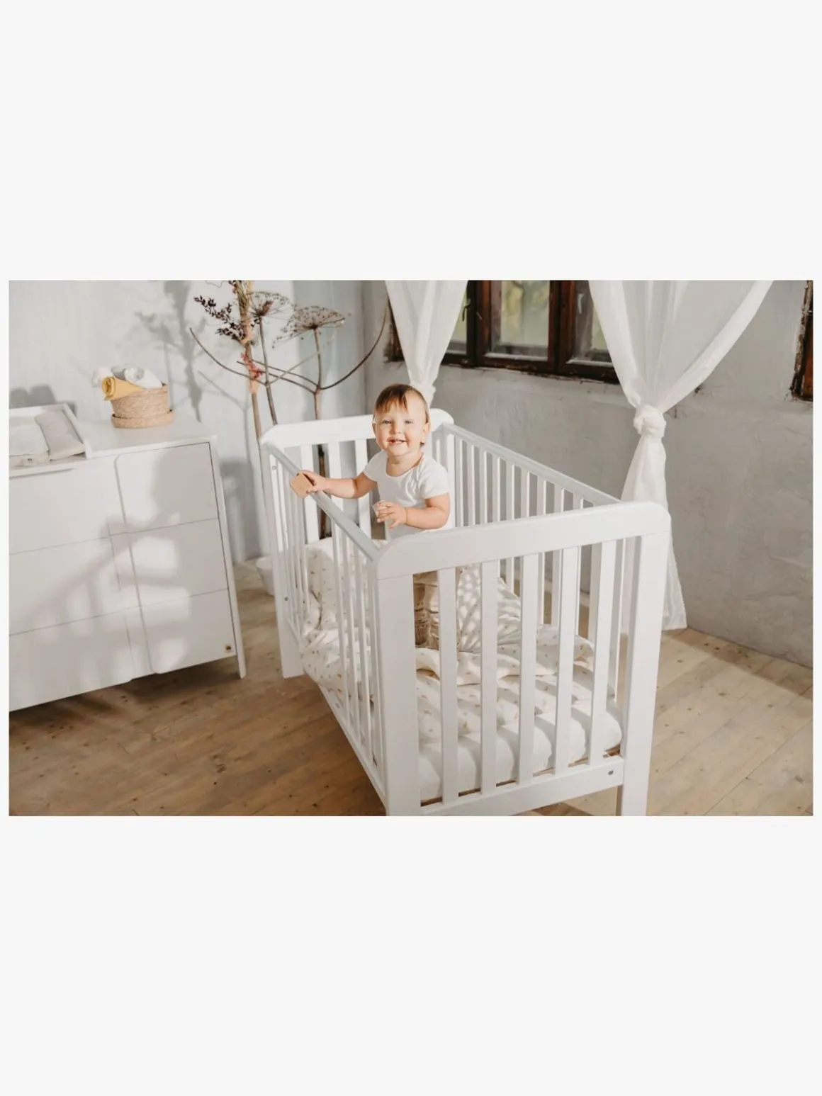 Yappy Kids YappyLull Tremmeseng, Hvid